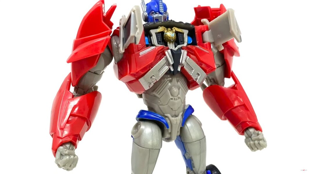 Transformers RED Transformers Prime Optimus Prime In Hand Image  (1 of 32)